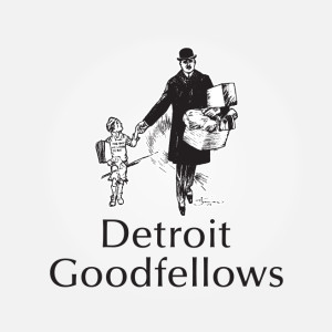 In 1914 the Detroit News ran this cartoon depicting a wealthy business man, gifts in one hand, while holding the little hand of a poor, young newsboy with the other.
