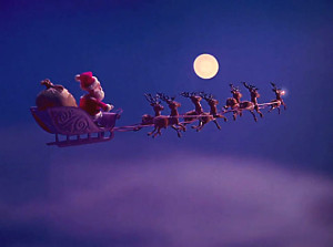 And all was right in the world. Grandpa McDonald didn't shoot Rudolph for landing on his roof! Santa and team flew delivering presents (at least over Southeastern Michigan. 
