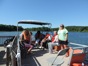 The event includes pontoon boat rides on the lake. Photo provided