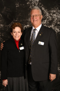 Bart Clark, here with his wife Diane Clark, is remembered for his tireless work for his home town. Photo provided