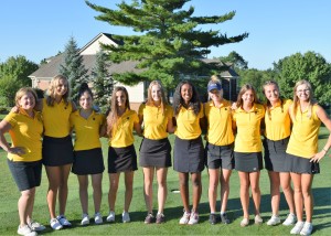The Clarkston Girls Varsity Golf team. Photo provided