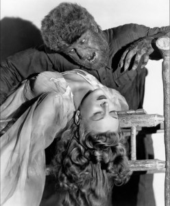 A publicity still from the 1941 movie, staring Lon Chaney, Jr. 