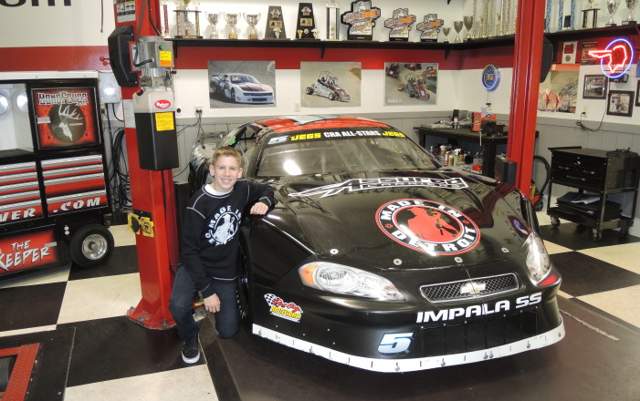 Young racer hits the big leagues