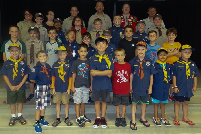 Cub Scouts help out heroes