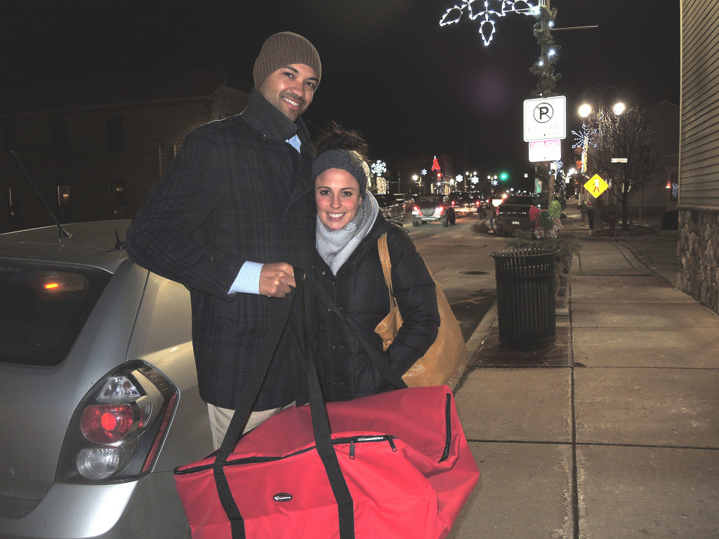 Nick and Becky Thomas of Clarkston hope to deliver good cheer for the holidays. Photo by Phil Custodio