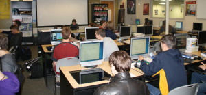 Kids in the the Information Technology fourth hour class. Photo by Jessica Steeley