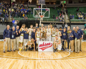 Clarkston Wolves - 2017 MHSAA Boys Basketball Class A State Champions. Photo by Larry Wright/Wright Action Pix. (For more photos, please check out the March 29, 2017 print edition.)