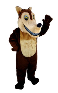 The Clarkston Wolf Mascot costume didn't look this good, but I bet it hold the heat and sweat just as well as the one I wore oh-so-many years ago. I found this picture at this website, www.costume-shop.com