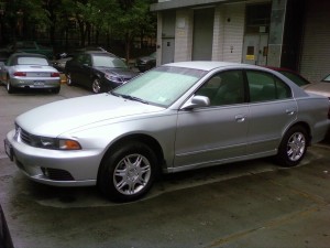 Investigators are looking for a 2002 or 2003 light colored Mitsubishi Galant like this one in the hit-and-run case.