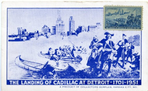 This is a post card from the Detroit Historical Society.