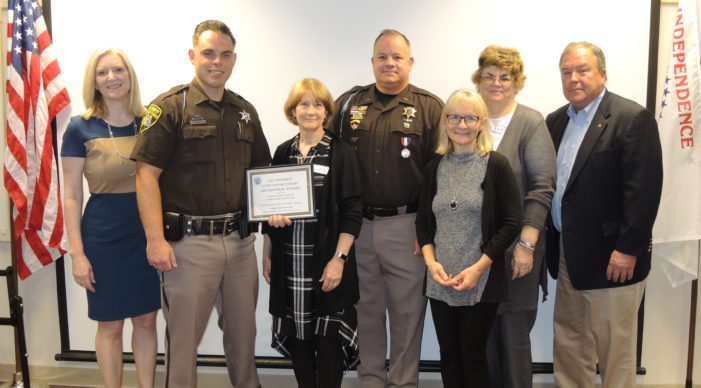 Training officer honored as deputy of the year