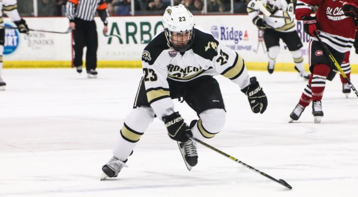 College hockey season ends early for Clarkston native