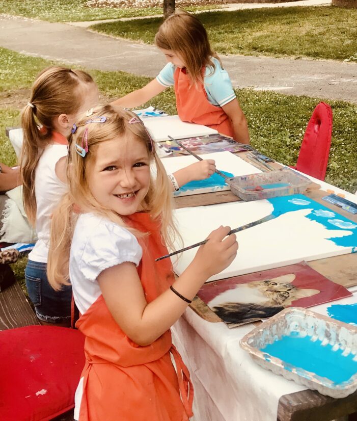 Kids of all ages can enjoy art during summer months