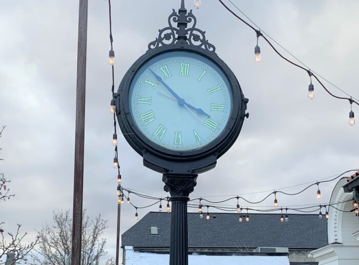 Downtown clock ticking again
