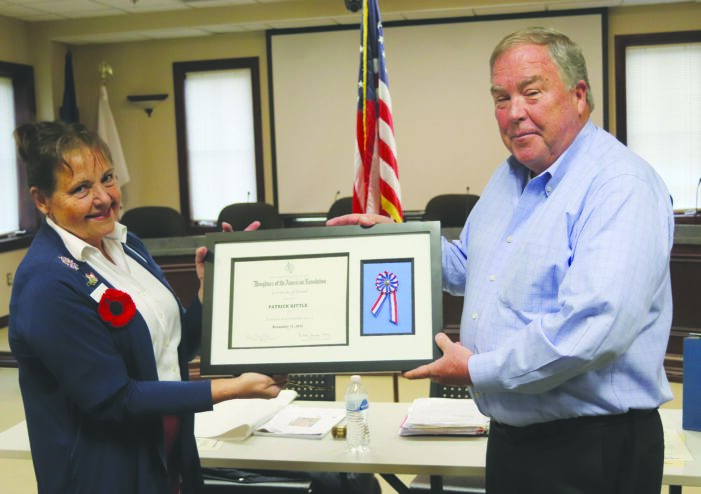 Former township supervisor recognized by DAR