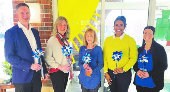 Pinwheels out to promote prevention