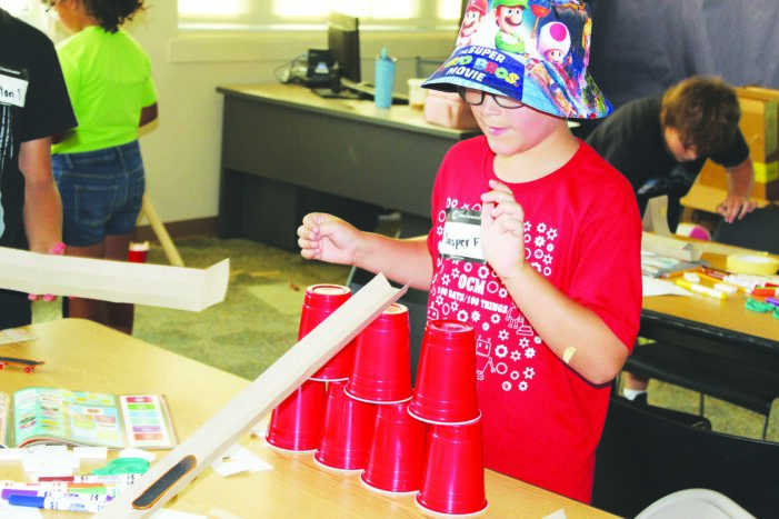 Summer creativity at work during Camp Invention