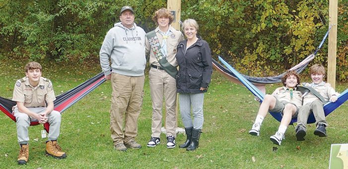 Eagle Scout project bringing comfort to library